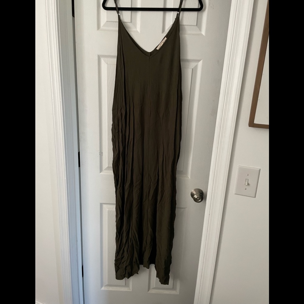 Love Stitch gauze maxi dress